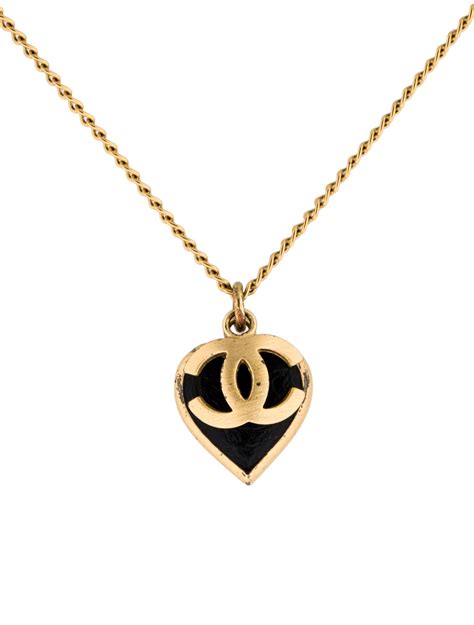 chanel heart necklace|chanel necklace online shop.